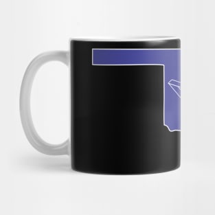 MWPHGLOK - Blue & White Mug